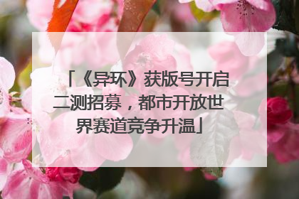 《异环》获版号开启二测招募，都市开放世界赛道竞争升温