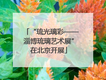 “琉光璃彩——淄博琉璃艺术展”在北京开展
