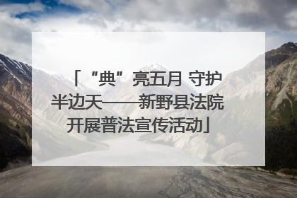 “典”亮五月 守护半边天——新野县法院开展普法宣传活动
