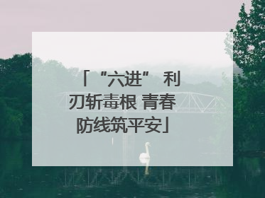 “六进” 利刃斩毒根 青春防线筑平安