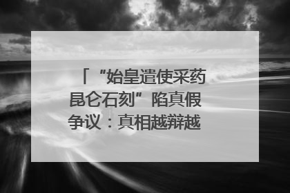 “始皇遣使采药昆仑石刻”陷真假争议：真相越辩越明｜新京报专栏