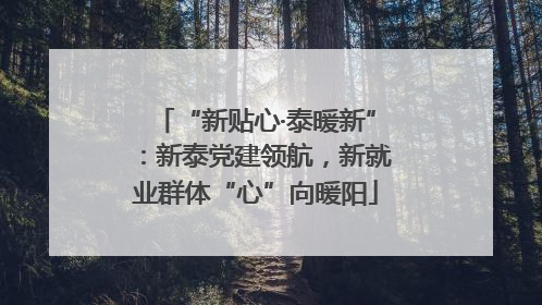“新贴心·泰暖新”：新泰党建领航，新就业群体“心”向暖阳