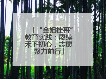 “金姐桂哥”教育实践：赓续禾下初心，志愿聚力前行