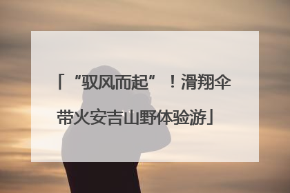 “驭风而起”！滑翔伞带火安吉山野体验游