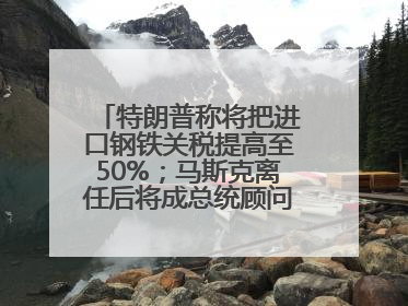 特朗普称将把进口钢铁关税提高至50%；马斯克离任后将成总统顾问；永辉超市及其董事长，被限制高消费；比亚迪回应“汽车圈恒大”丨每经早参