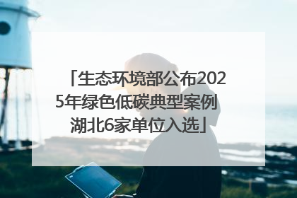 生态环境部公布2025年绿色低碳典型案例 湖北6家单位入选