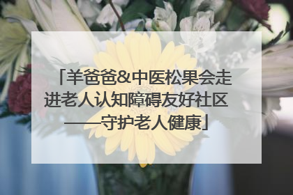 羊爸爸&中医松果会走进老人认知障碍友好社区——守护老人健康