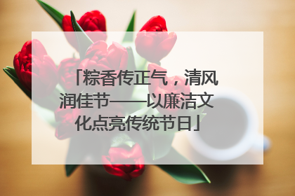 粽香传正气，清风润佳节——以廉洁文化点亮传统节日