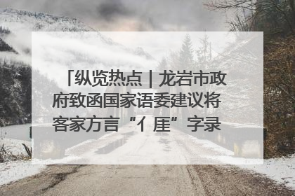 纵览热点｜龙岩市政府致函国家语委建议将客家方言“亻厓”字录入《新华字典》引发热议，当地回应