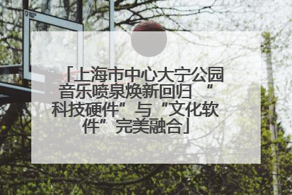 上海市中心大宁公园音乐喷泉焕新回归 “科技硬件”与“文化软件”完美融合