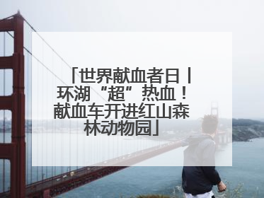 世界献血者日丨环湖“超”热血！献血车开进红山森林动物园