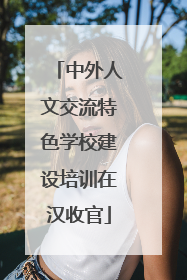 中外人文交流特色学校建设培训在汉收官