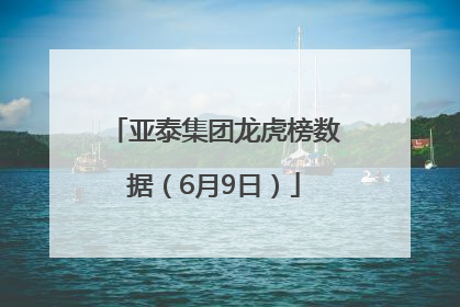 亚泰集团龙虎榜数据（6月9日）