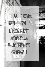 从“资源吸引”到“价值深耕” 解码旅居盘龙的留客价值链