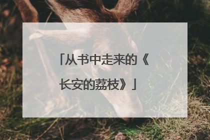 从书中走来的《长安的荔枝》