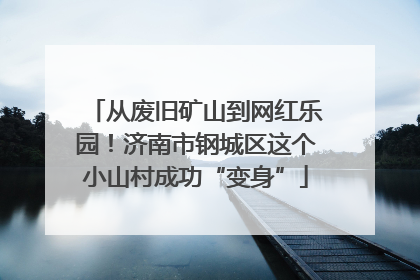 从废旧矿山到网红乐园！济南市钢城区这个小山村成功“变身”