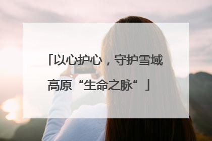 以心护心，守护雪域高原“生命之脉”