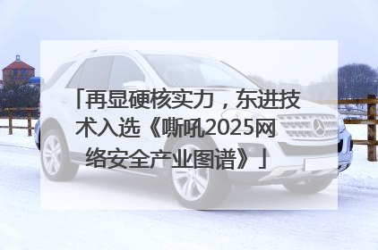 再显硬核实力，东进技术入选《嘶吼2025网络安全产业图谱》