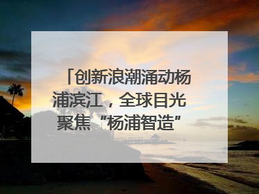 创新浪潮涌动杨浦滨江，全球目光聚焦“杨浦智造”｜相约复兴岛