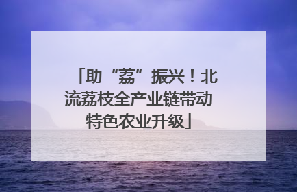 助“荔”振兴！北流荔枝全产业链带动特色农业升级