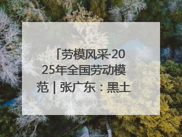 劳模风采·2025年全国劳动模范｜张广东：黑土地上的青春之歌