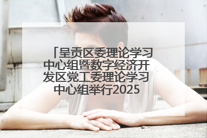 呈贡区委理论学习中心组暨数字经济开发区党工委理论学习中心组举行2025年第七次学习会议