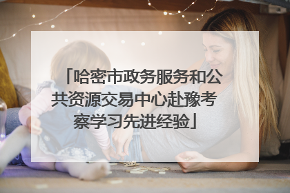 哈密市政务服务和公共资源交易中心赴豫考察学习先进经验