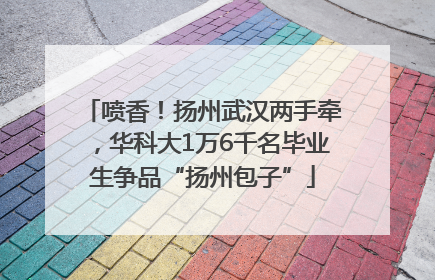 喷香！扬州武汉两手牵，华科大1万6千名毕业生争品“扬州包子”