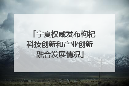 宁夏权威发布枸杞科技创新和产业创新融合发展情况