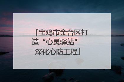 宝鸡市金台区打造“心灵驿站” 深化心防工程