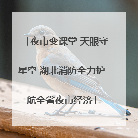 夜市变课堂 天眼守星空 湖北消防全力护航全省夜市经济