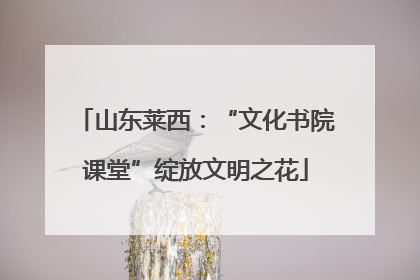 山东莱西：“文化书院课堂”绽放文明之花
