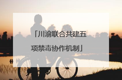 川渝联合共建五项禁毒协作机制
