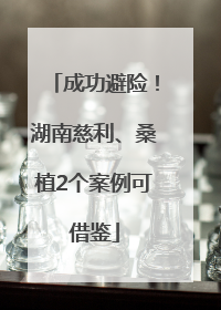 成功避险！湖南慈利、桑植2个案例可借鉴