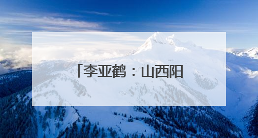 李亚鹤：山西阳城县推进乡村文化记忆工程 这里的乡土故事很动人