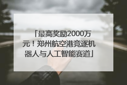 最高奖励2000万元！郑州航空港竞逐机器人与人工智能赛道