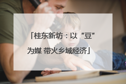 桂东新坊：以“豆”为媒 带火乡域经济