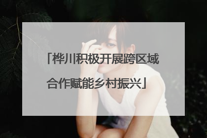 桦川积极开展跨区域合作赋能乡村振兴