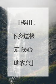 桦川：下乡送检定 暖心助农兴