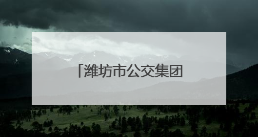 潍坊市公交集团智慧出行惠民生 便民服务暖人心