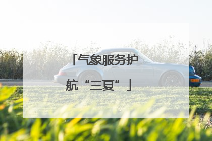 气象服务护航“三夏”