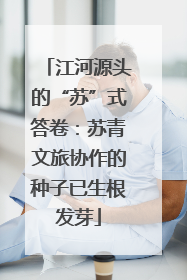 江河源头的“苏”式答卷：苏青文旅协作的种子已生根发芽