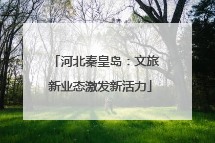 河北秦皇岛：文旅新业态激发新活力