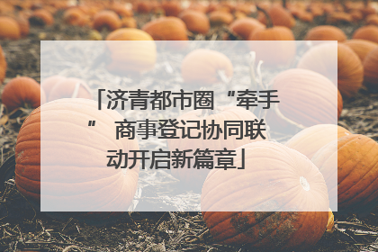 济青都市圈“牵手” 商事登记协同联动开启新篇章