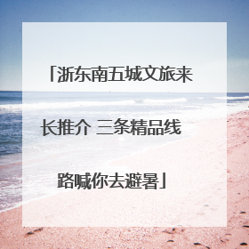 浙东南五城文旅来长推介 三条精品线路喊你去避暑