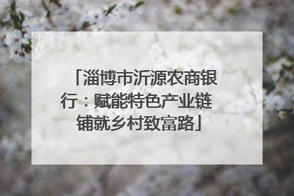 淄博市沂源农商银行：赋能特色产业链 铺就乡村致富路