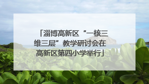 淄博高新区“一核三维三层”教学研讨会在高新区第四小学举行
