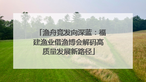 渔舟竞发向深蓝：福建渔业借渔博会解码高质量发展新路径