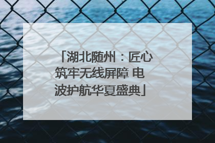湖北随州：匠心筑牢无线屏障 电波护航华夏盛典