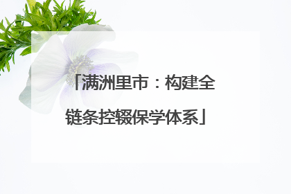 满洲里市：构建全链条控辍保学体系